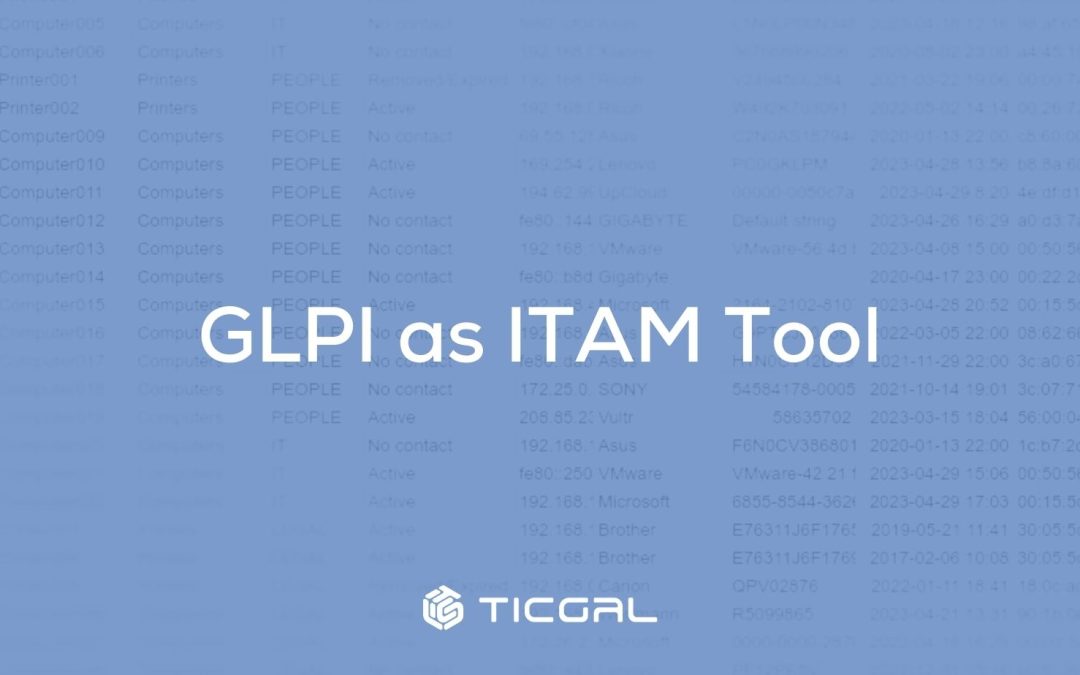 GLPI-ITAM-TOOL-OpenSource Asset Management