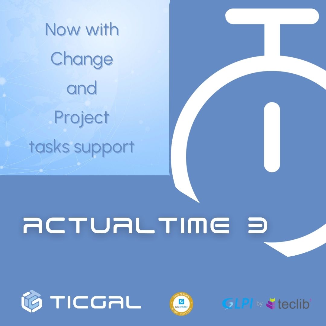 GLPI time tracking expanded: ActualTime 3